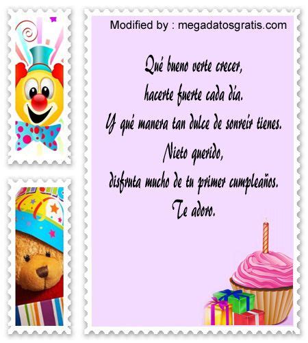 dedicatorias de cumpleanos  mi nietodescargar frases
