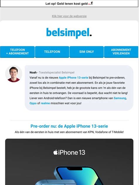 belsimpelnl pre order nu de nieuwe apple iphone  serie milled
