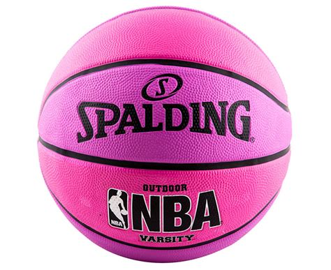 spalding nba varsity neon pinkpurple basketball size  catchcomau