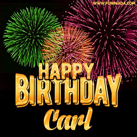 wishing   happy birthday carl  fireworks gif animated