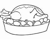 Coloring Pages Food Printable Thanksgiving Group sketch template