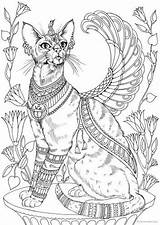 Ausmalbilder Tiere Katze Ausmalen Magische Colouring Favoreads ägypten Drawings Katzen Gypten Animals Malvorlagen Vorlagen Coloringart sketch template