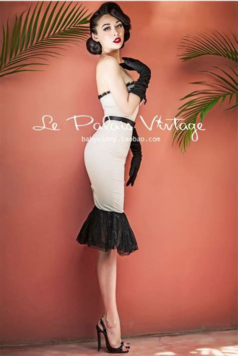 le palais vintage retro sexy beige lace corset sheath bodycon dress grungemaddstyle
