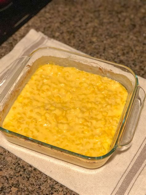 cheesy corn recipe  perfect holiday side poppy grace