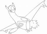 Latios Pokemon Coloring Pages Latias Getcolorings Getdrawings Go Colorings sketch template
