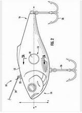 Lure Lures Trout Knots Bait Jig Patents Crankbait Stencils Carving Balsa Blueprint Glide sketch template