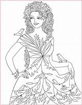Coloring Nicole Pages Coloriage Princess sketch template