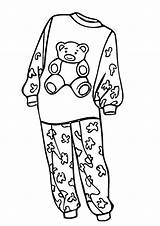 Pijama Colorir Desenhos Pajamas Pajama Pj sketch template