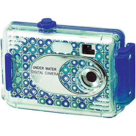 vivitar aquashot underwater digital camera  blue km bh