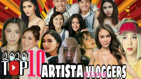 top 10 celebrity vloggers philippines mga artistang namayagpag ang