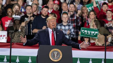 impeachment trump blasts democrats at michigan rally as house votes