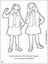 Coloring Juliette Low Girl Scout Book sketch template