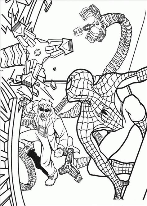 spectacular spiderman coloring pages  spiderman coloring cartoon