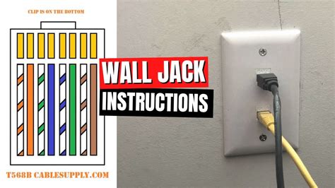 installed  ethernet wall jack home networking youtube