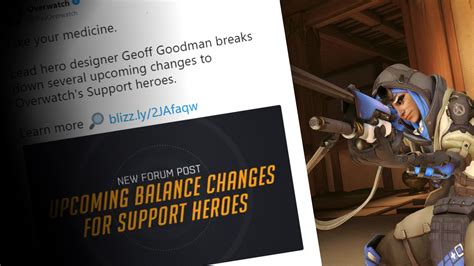 Overwatch Mercy Nerfed Ana Buffed And More In Latest