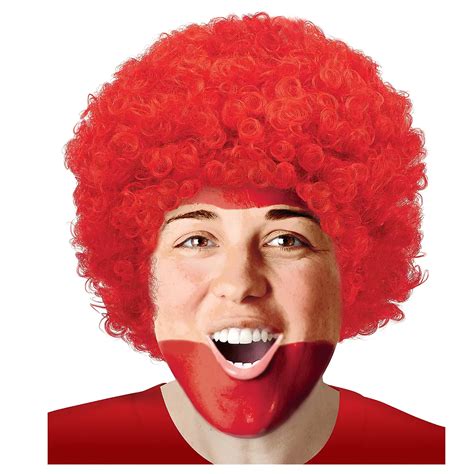red afro wig party city