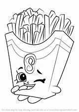 Fries French Coloring Pages Getcolorings Color sketch template