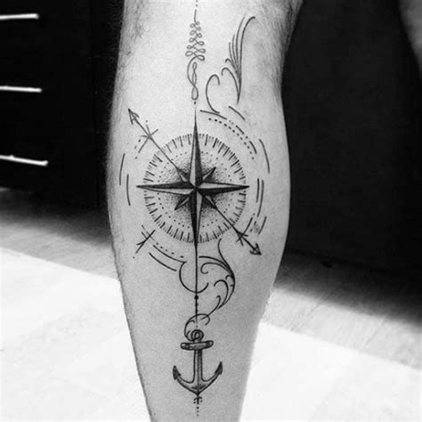 125 Best Compass Tattoos For Men Cool Design Ideas 2021