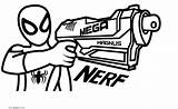 Nerf Mega Gun Blaster sketch template