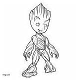 Groot Baby Coloring Pages Guardians Galaxy Cute Superhero Tagged Posted Printable sketch template