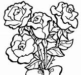 Roses Mewarnai Mawar Diwarnai Tk Everfreecoloring Paud Tanaman Hias Terpopuler Colornimbus sketch template
