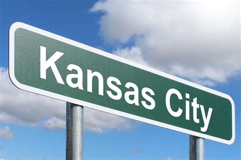 kansas city   charge creative commons green highway sign image