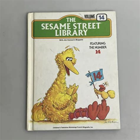 vtg   sesame street library volume  featuring  number
