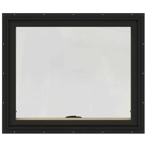 jeld wen        series bronze painted clad wood awning window  natural
