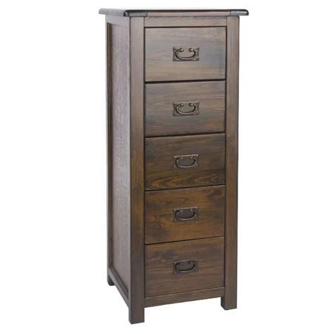 premium dark wood tall narrow chest cheap furniture