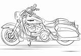 Harley Davidson Coloring Road King Pages Motorcycle Drawing Drawings Motorcycles Printable Bike Supercoloring Quinn раскраска Sketch Paper раскраски детей для sketch template