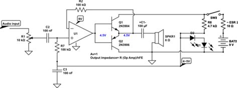 operational amplifier driving  audio speaker design questions electrical engineering stack
