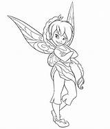 Coloring Pages Fairy Disney Rosetta Fairies Periwinkle Fawn Drawing Tinkerbell Getcolorings Getdrawings Color Template sketch template