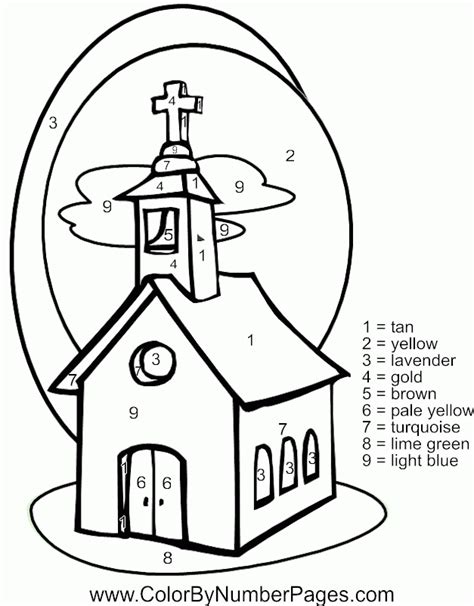 church coloring pages  preschoolers coloring pages