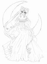 Serenity Coloring Pages Princess Queen Sailor Moon Crystal Drawing Deviantart Colouring Drawings Neo Color Colorir Printable Getdrawings Getcolorings sketch template