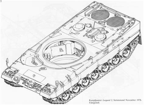 leopard  blueprint german tanks tank armor blueprints