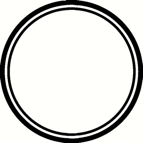 circle outline clipart