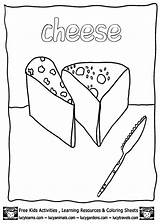 Pages Coloring Cheese Kids Food Printable Board Animal Choose Lucy Printables sketch template