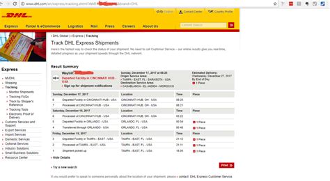 track  dhl delivery