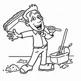 Clipart Cleaning Clean Drawing Janitor Cleaner Line Yard Environment Guy Cleanliness Drawings Cliparts Clip Boy Productions Muck Jared Getdrawings Services sketch template