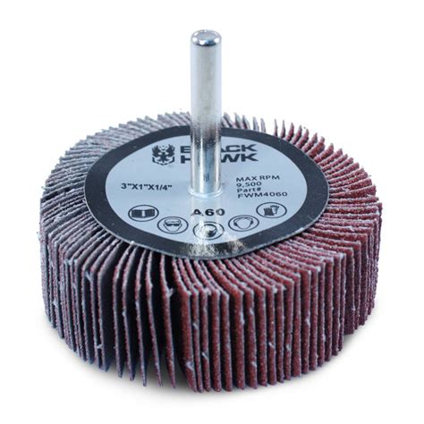 shank aluminum oxide mounted flap wheel