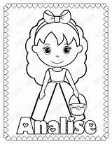 Flowergirl Coloring Pages Bearer Ring Personalized Printable Kids Template sketch template