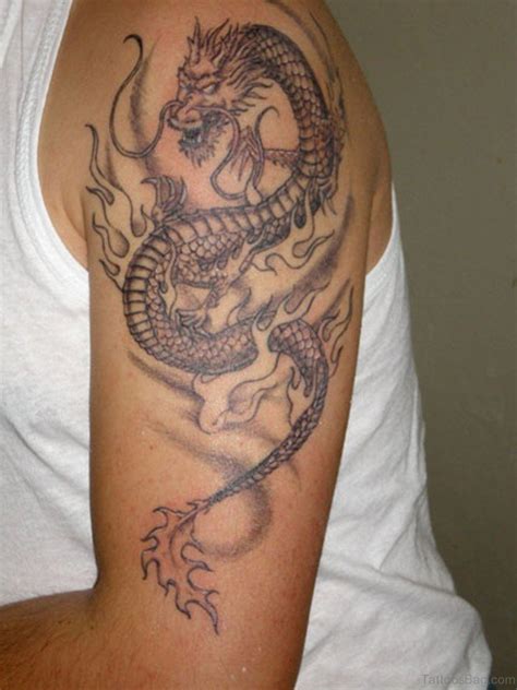 72 Outstanding Dragon Shoulder Tattoos Tattoo Designs –
