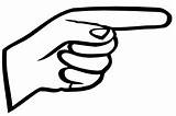Pointing Finger Pointer Gesture Wpclipart sketch template