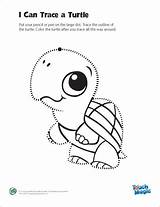 Turtle Coloring Tracing Trace Touch Magic Pages Leapfrog Activities Preschool Crafts Learning Kindergarten Kids Pond Color Animals Printable Worksheets sketch template
