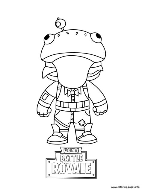 fortnite durr burger coloring pages
