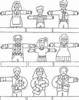 Finger Puppets Family Printable Puppet Lds Template Coloring Familia La Dedoches Fingers Pages Worksheets Para Crafts Clipart Testimonies Dedo Dedos sketch template
