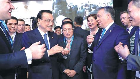 premier li keqiang and hungarian prime minister viktor