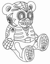 Coloring Pages Skull Sugar Visit Flats Wenchkin Yucca Will sketch template