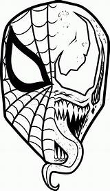 Venom Coloring Pages Face Spiderman Marvel Realistic Zeichnungen Jose Auf Kunst Von Comic Cartoon sketch template