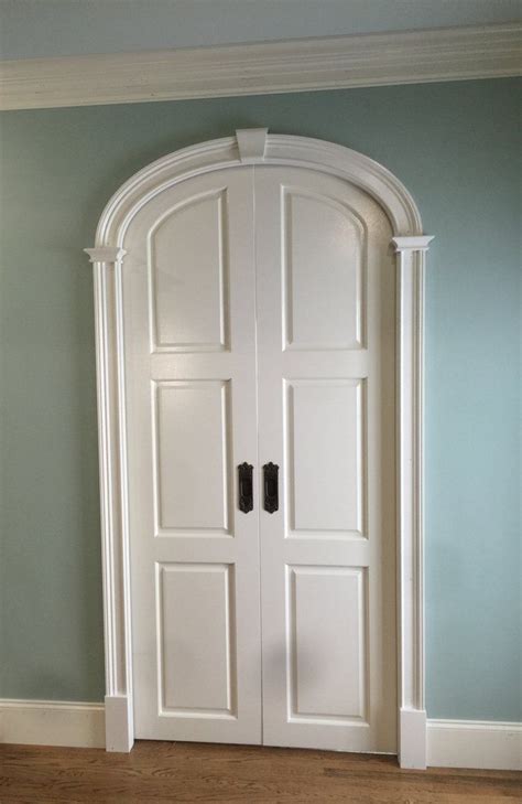 arched pocket doors prefab arch kit split  fit concentric panel